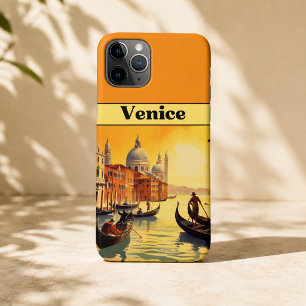 Vintage Travel Poster Venice, Italy iPhone 11 Pro Case