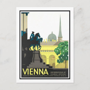 Vintage Travel Poster,Vienna Postcard