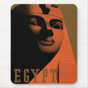 Vintage Travel Poster with Sphinx, Egypt, Africa Mouse Mat