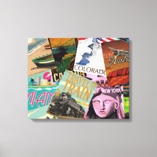 Vintage Travel Posters Canvas Print