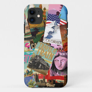 Vintage Travel Posters iPhone 11 Case