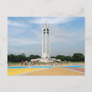 Vintage travel Quezon City Philippines city retro Postcard