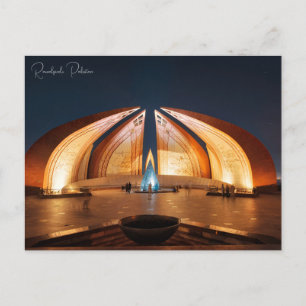 Vintage travel Rawalpindi Pakistan Vacation retro  Postcard