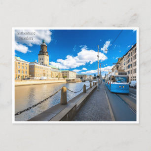 vintage travel retro Gothenburg Sweden Suède  Postcard