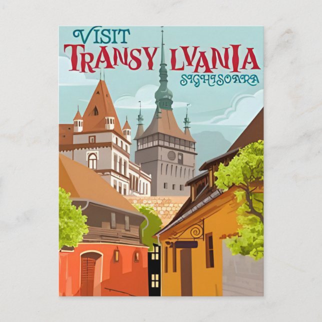 Vintage Travel Romania constanta Transylavania Postcard (Front)