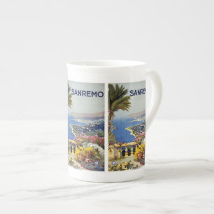 Vintage Travel Sanremo Italy mugs