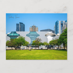 Vintage travel Taichung Taïwan asia city retro  Postcard