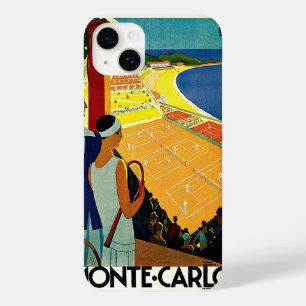 Vintage Travel, Tennis, Sports, Monte Carlo Monaco Case-Mate iPhone 14 Plus Case