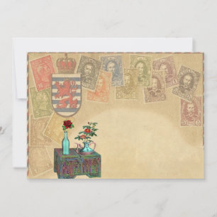 Vintage Travel Themed Invites