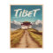 Vintage Travel Tibet Himalayas Retro Scenic