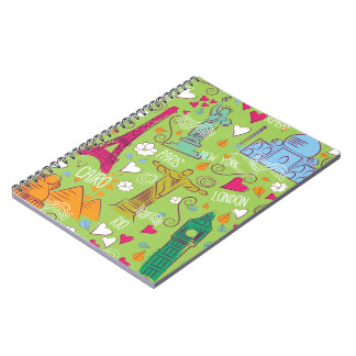 Vintage Travel Tickets Notebook