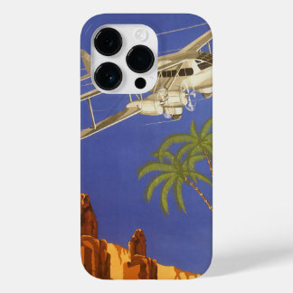 Vintage Travel to Cairo, Eygpt, Biplane Aeroplane Case-Mate iPhone 14 Pro Case