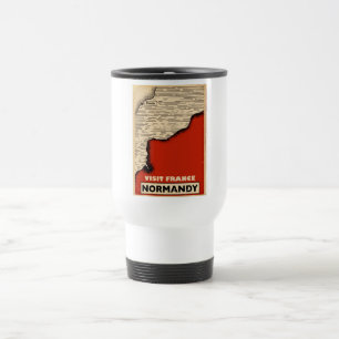 Vintage travel To Normandy, France Mug