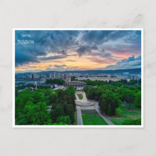 vintage travel varna bulgaria CITY Bulgarie retro Postcard