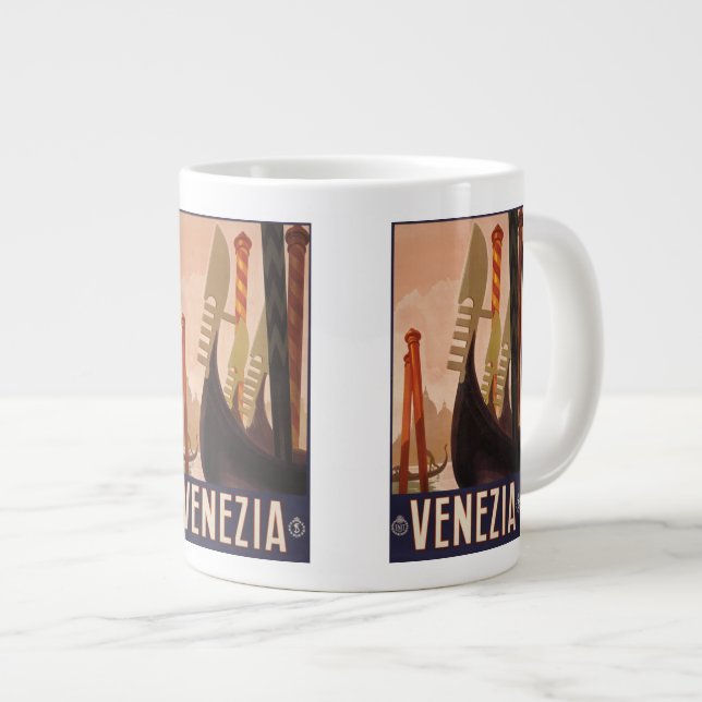Vintage Travel Venezia Venice Italy mugs (Front Right)