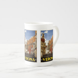 Vintage Travel Verona Italy mugs