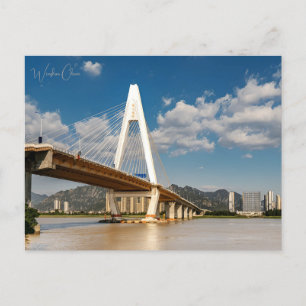 Vintage travel Wenzhou China chinese retro  Postcard