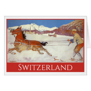 Vintage Travel, Winter in Engadin Switzerland