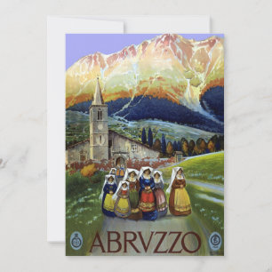 Vintage Travel, Women of Abruzzo, Italy