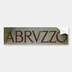Vintage Travel, Women of Abruzzo, Italy Bumper Sticker