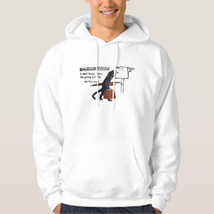 Vintage Travelling Black Cat Hoodie Sweatshirt
