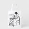 Vintage treadle sewing machine foldaway bag