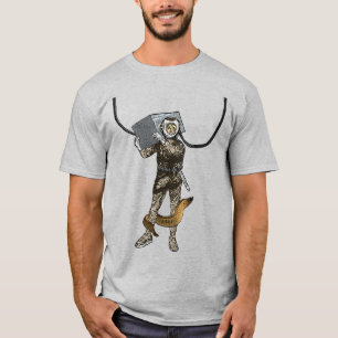 Vintage Treasure Helmet Diver with an Eel URM T-Shirt
