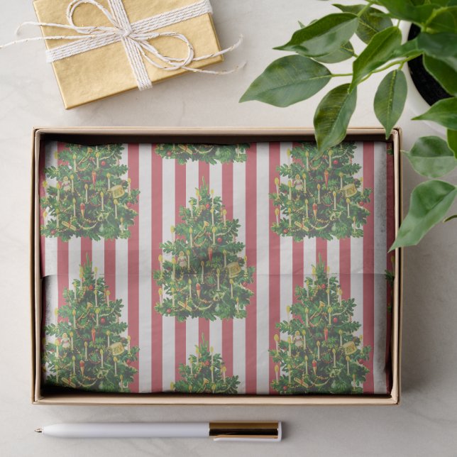 Vintage Tree Christmas Tissue Paper (Gift)