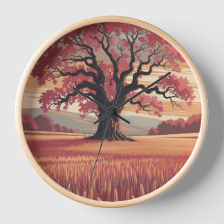 Vintage Tree of Life Wall Clock