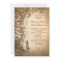 vintage tree old rustic wedding invitations