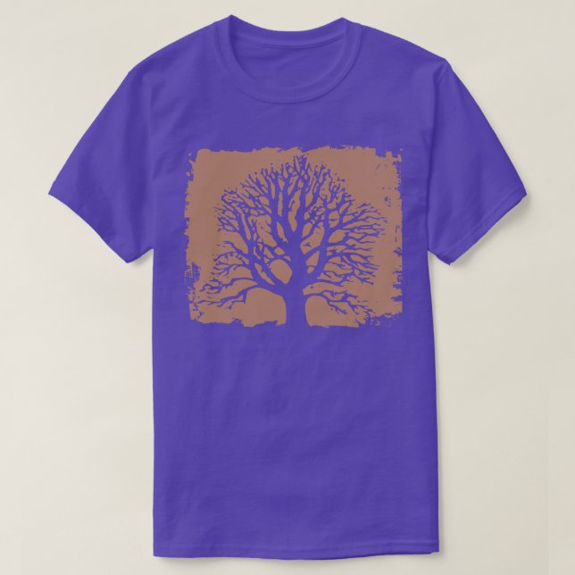 Vintage tree silhouette T-Shirt (Design Front)