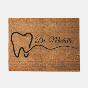 Vintage Trendy Dentist Professional Dental Doormat