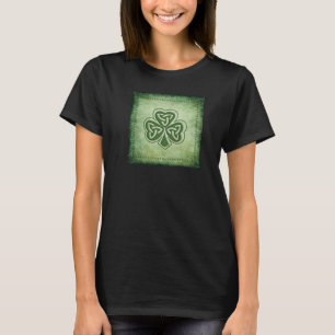 Vintage trendy grundge Irish shamrock T-Shirt