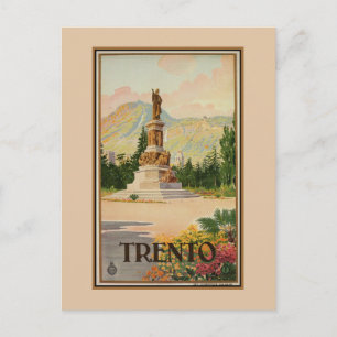 Vintage Trento Trent Italian travel Postcard