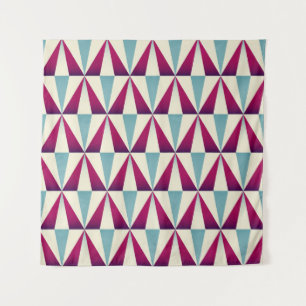 Vintage triangle geometric seamless pattern. tapestry