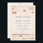 Vintage Tribal Arrows Wedding Invitation<br><div class="desc">This is a part of a wedding suite - matching items are available. Other colours are available.</div>