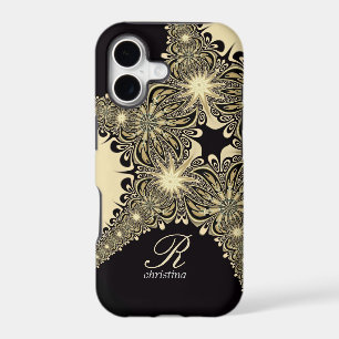 Vintage Tribal Gold Lace Monogram iPhone 5