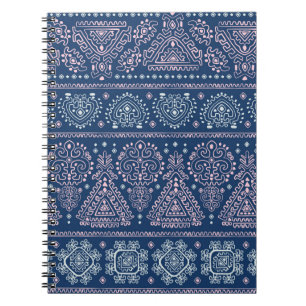 vintage Tribal Mexican vintage ethnic seamless pat Notebook