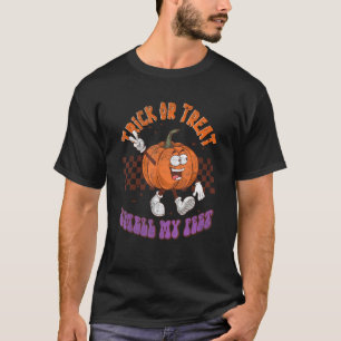 Vintage Trick or Treat Smell My Feet Pumpkin Hallo T-Shirt