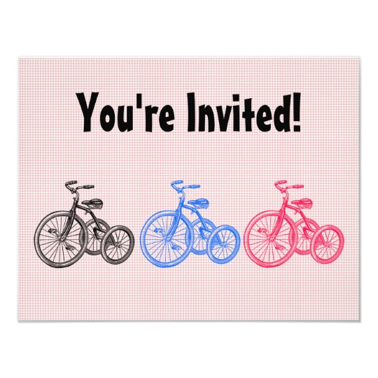 Vintage Tricycles Card