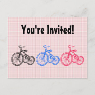 Vintage Tricycles Invitation