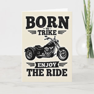 Vintage Trike Birthday Card