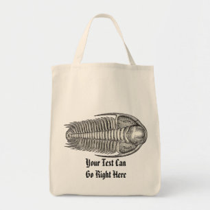 Vintage Trilobite Fossil Tote Bag