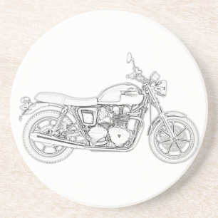 Vintage Triumph Coaster