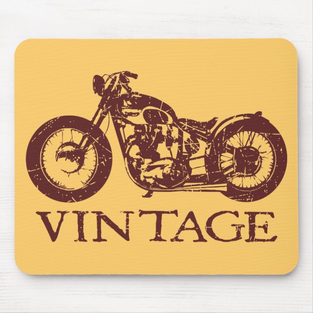 Vintage Triumph Mouse Mat (Front)