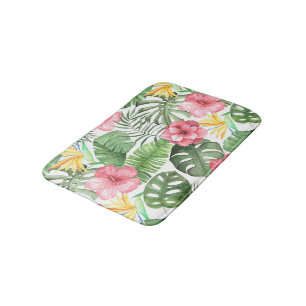 Vintage Tropical Bath Mat