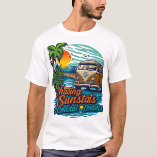 Vintage Tropical Beach T-Shirt | Summer VibT-Shirt