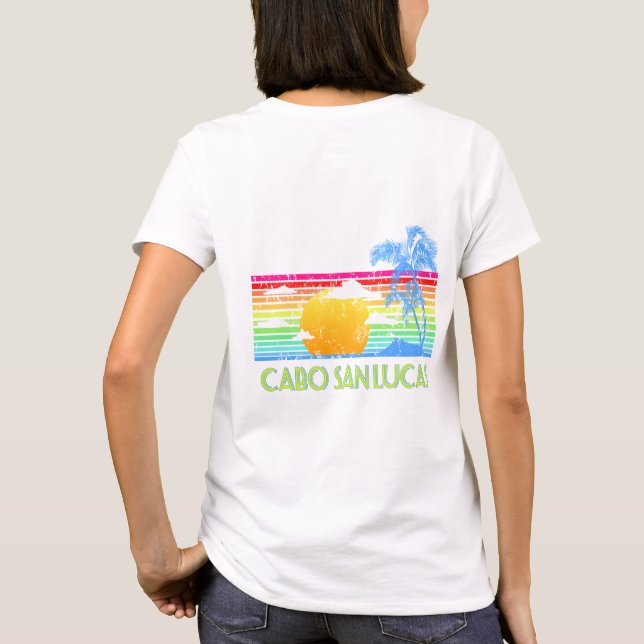 Vintage Tropical Cabo San Lucas T-Shirt (Back)