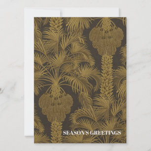 Vintage Tropical Christmas Card