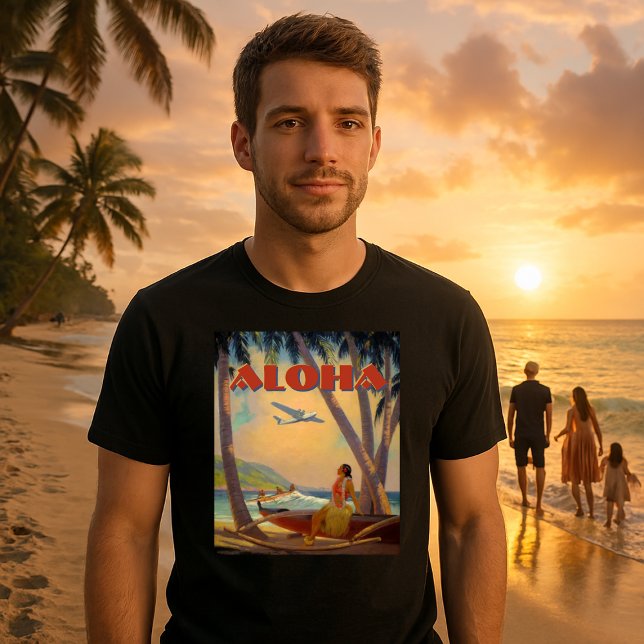 Vintage Tropical Hawaii Aloha T-Shirt (Creator Uploaded)